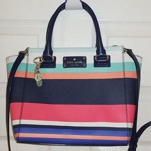 Kate Spade multi stripe purse